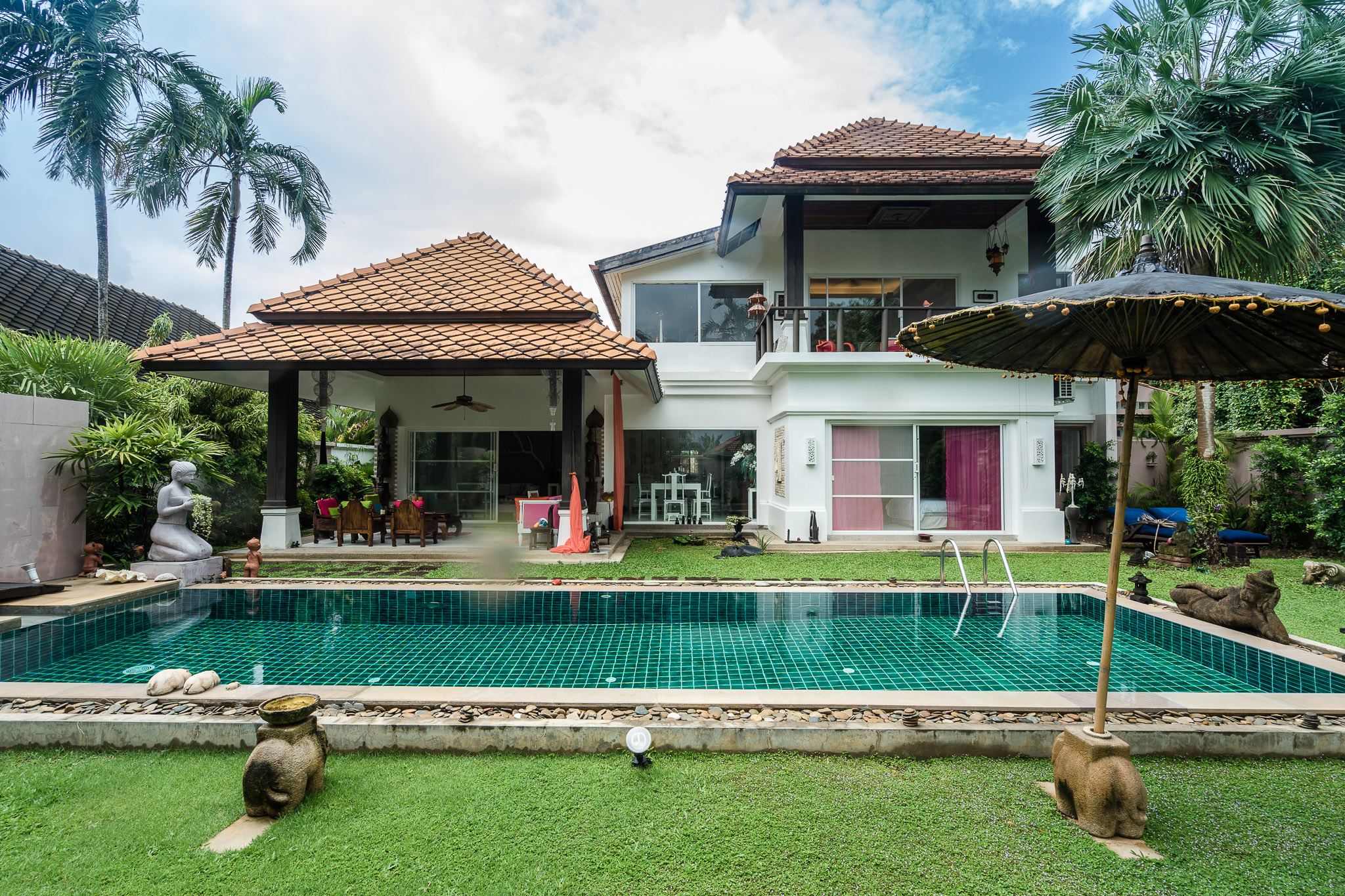 Luxury trendy Bali-style pool villa Rawai Phuket