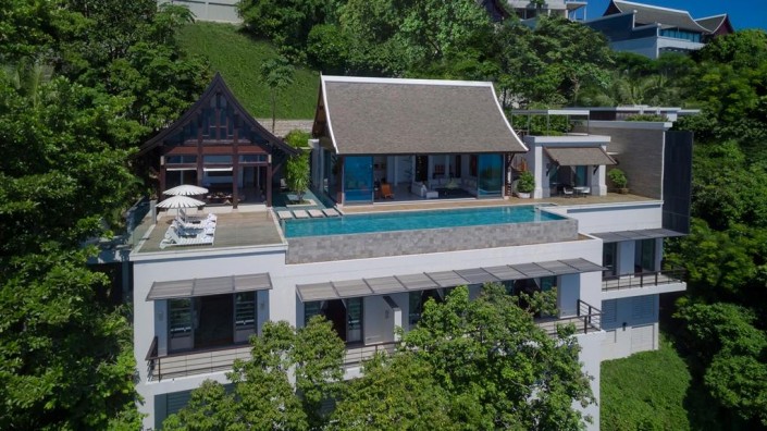 Sea Views from this Magnificent and Unique Villa in Nai Thon Phuket