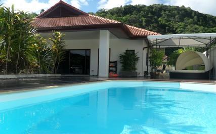 Villa with marble flooring features in Nai harn Phuket