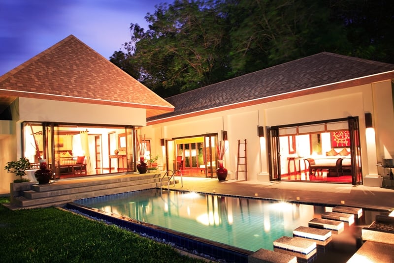 Villa shares a beautifully designed Balinese compound in Phuket