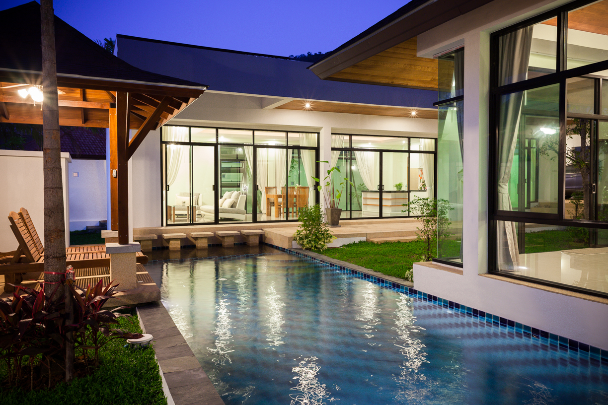 3 design Balinese style villas in Rawai Phuket