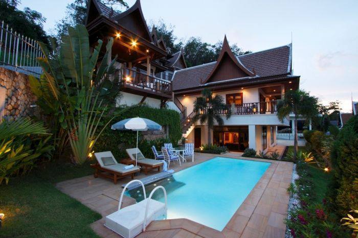 Luxury house was custom built overlooking the Patong Beach phuket
