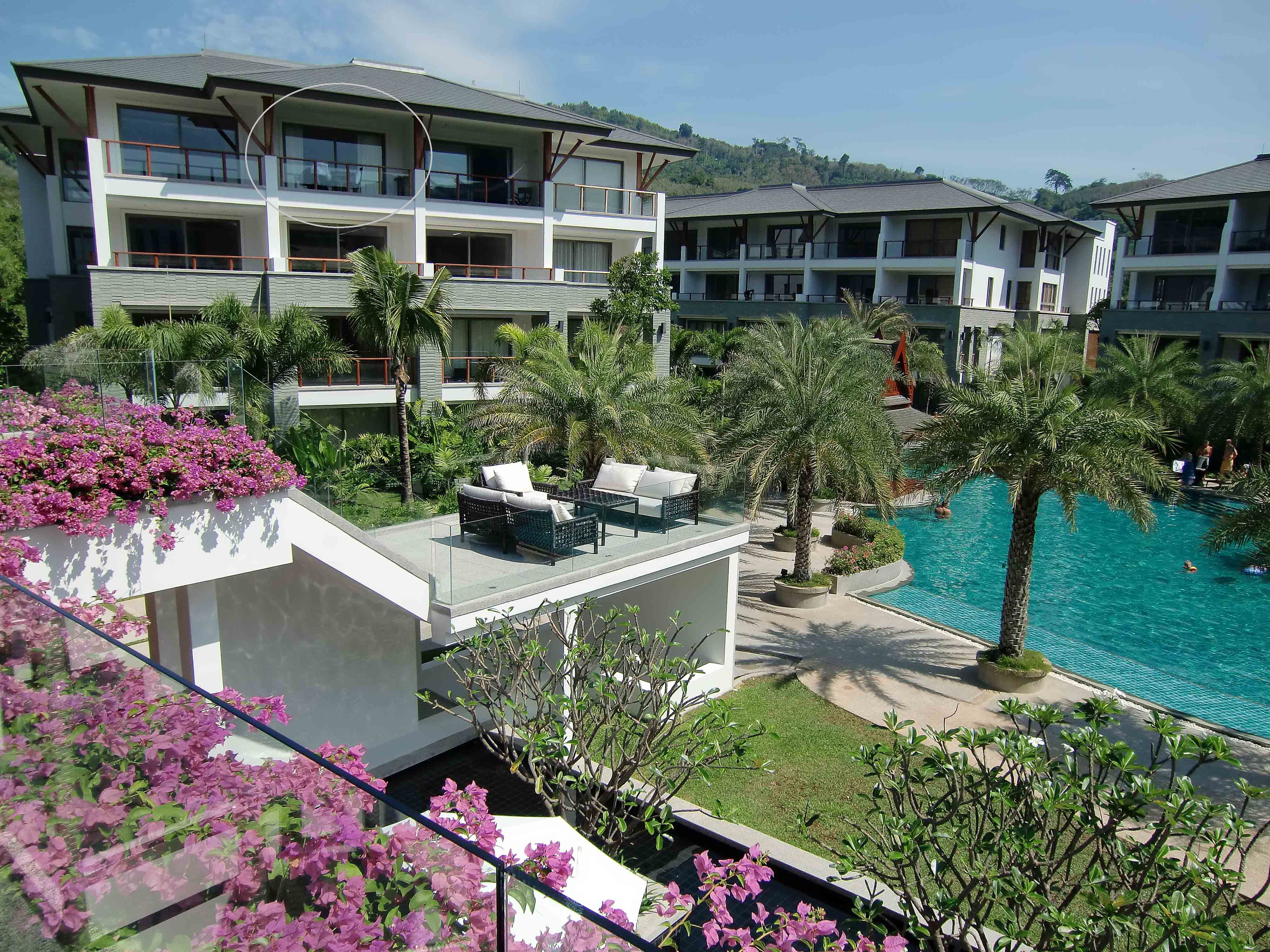 Luxurious top end apartment in resort of Pearl Nai Thon Phuket