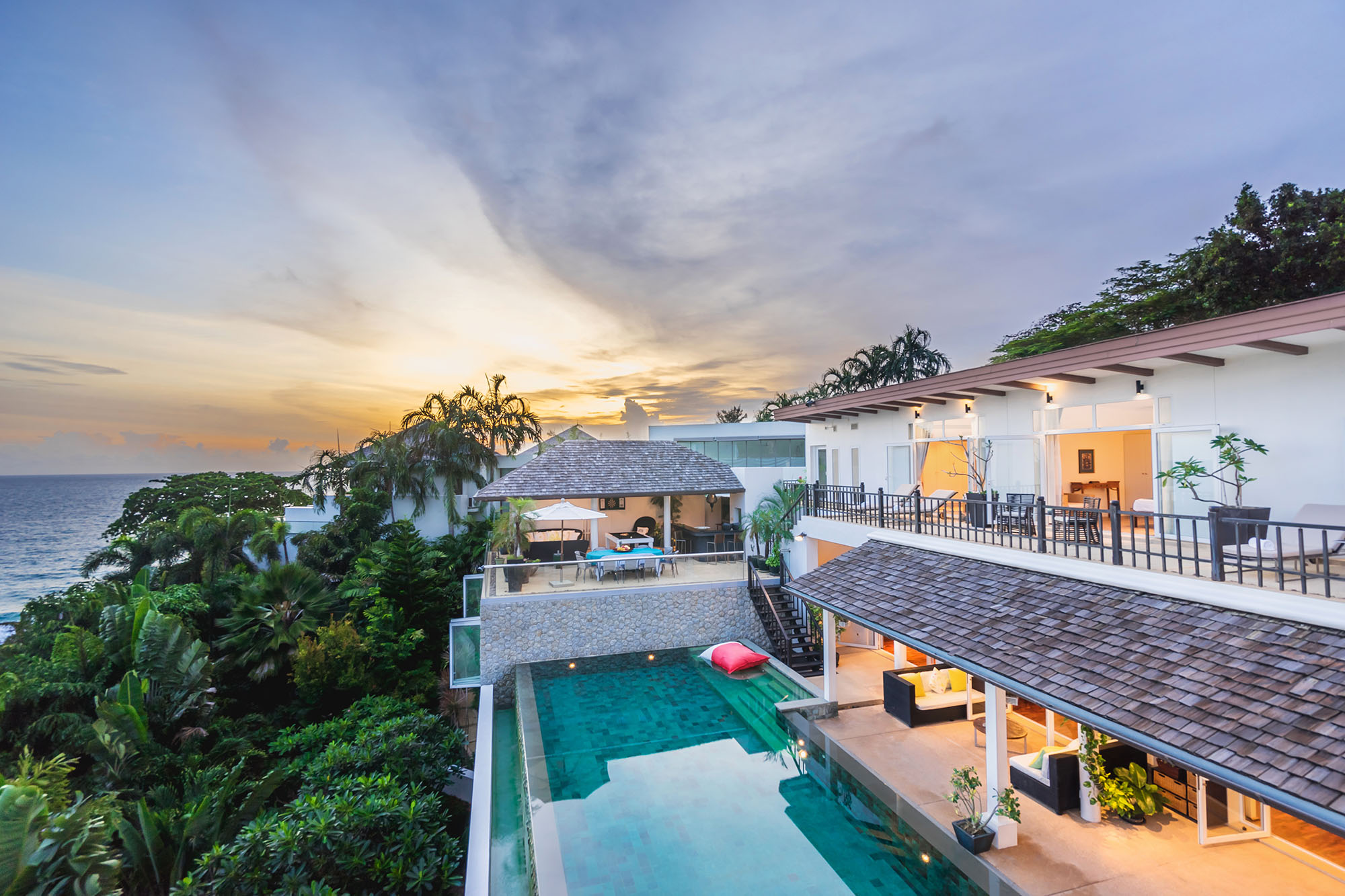 6 Bed Rooms hillside villa overlooking Kata Noi Beach Phuket