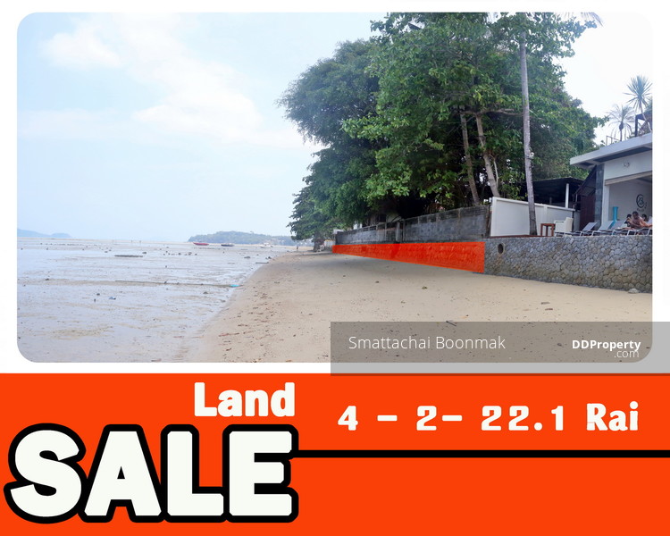 Beach Front Land 7288 sqm in Phuket Rawai
