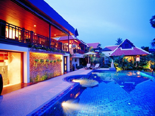 Private swimming pool Bali villa in Phuket