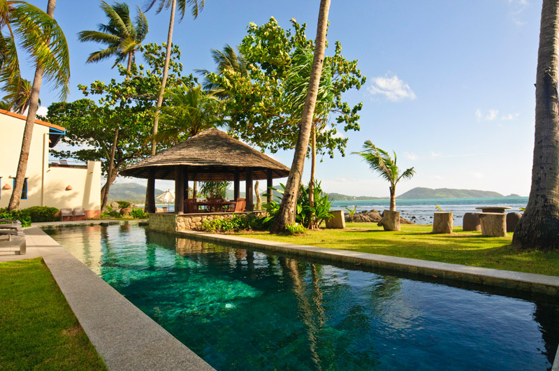 Villa is on the beach and outdoor living Kalim Phuket
