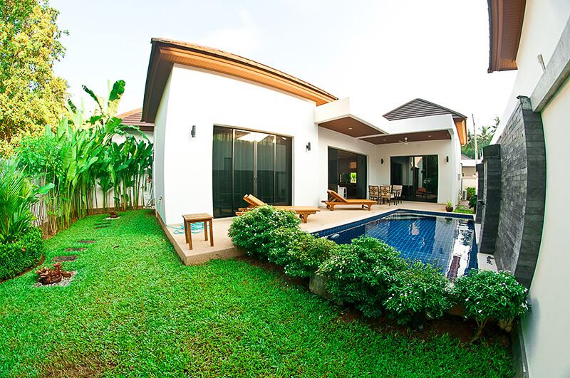 Villa has garden space, sun beds in Rawai Phuket