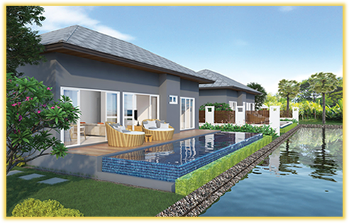 Villa with big front yard for nice landscaping in bangtao Phuket