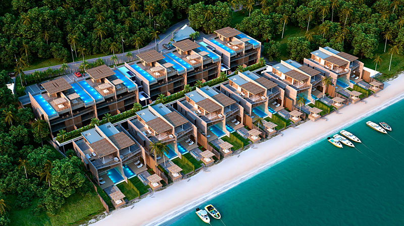 Villas cover 485-596 sqm 3-4 bedrooms Phuket