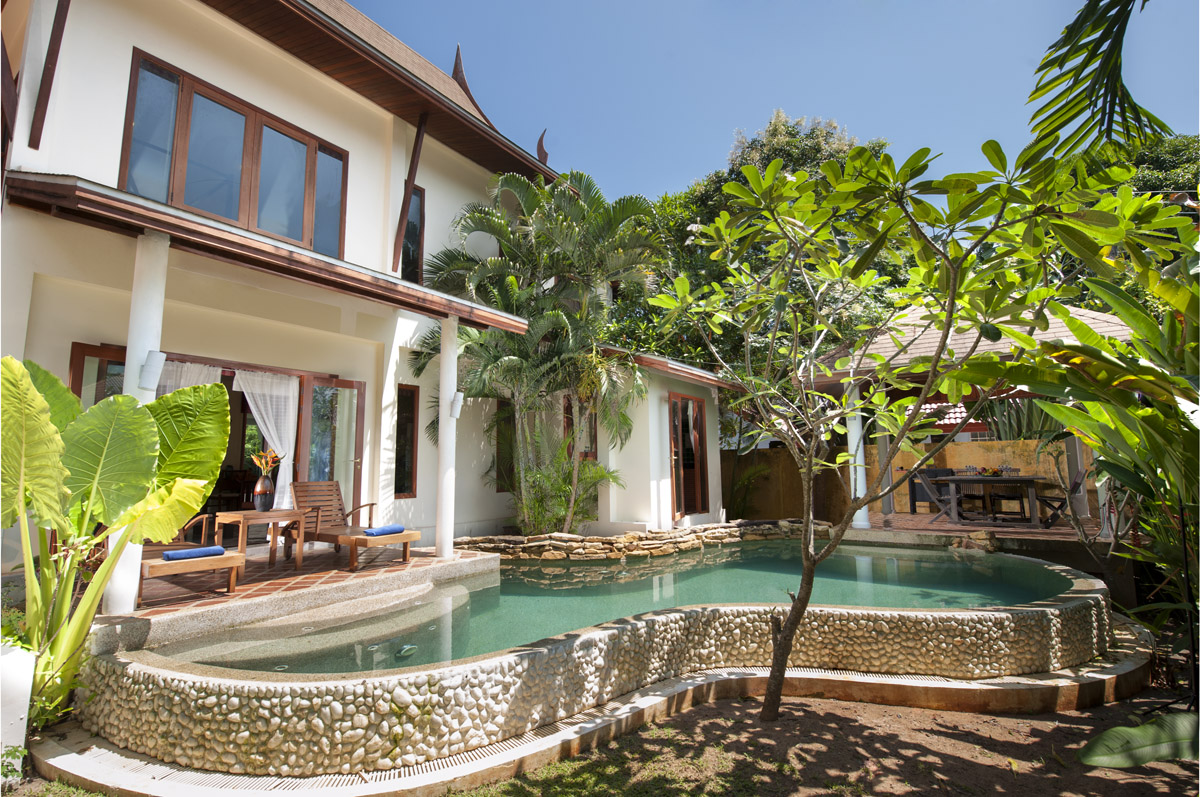 Villa is located just off the Rawai main strip in Phuket Thailand