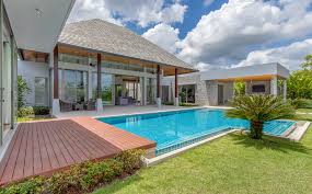 Modern-Balinese style villa is in two parts in Rawai Phuket