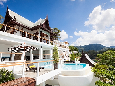 Villa Nevaeh a series of Thai-style pavilions in Kamala Phuket