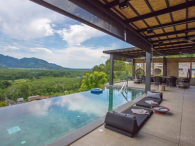 Panoramic mountain view villas in Kamala Phuket