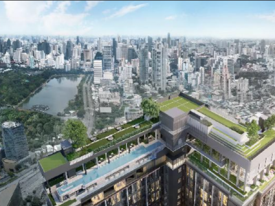 Life Asoke Rama 4 | Resale Loft Unit on Top Floors at this Exclusive New High-Rise Condo by Leading Developers with River Views at Rama 4 Road by Asoke and Phrom Phong