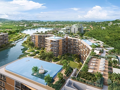 New 1&2&3 Bedroom Condo Surrounded by Natural Landscape Overlooking Serene Lagoons