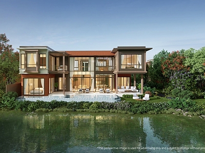 Luxury branded lagoon-side residences with 3-6 bedrooms for sale in Bang Tao