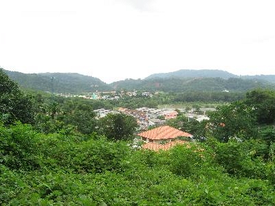 6 Rai of Hillside Land For Sale at Kathu, Phuket