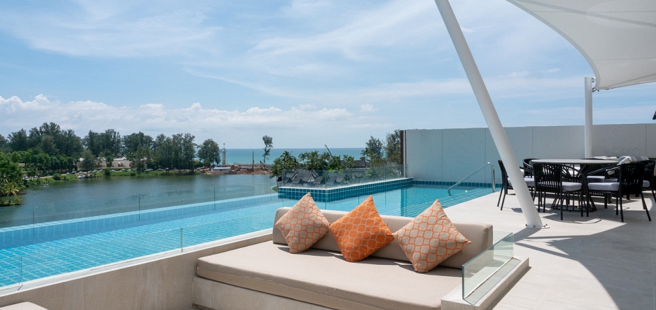 Angsana Oceanview Residences | Two Bedroom Seaview Penthouse with Private Roof Terrace & Pool