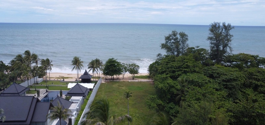 Absolute Beachfront 2.6 Rai Land Plot for Development on Natai Beach